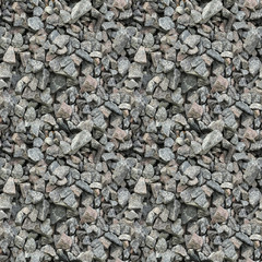 Seamless pattern texture of gravel