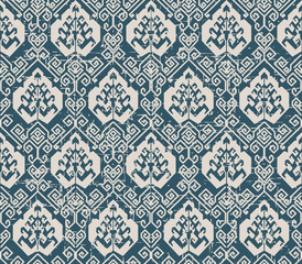 Seamless worn out vintage background 374_oriental spiral geometry line
