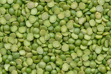 Green split peas background