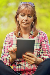 Fototapeta premium Relaxing in nature