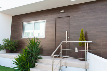 Exterior building entrance