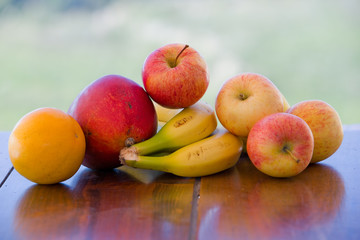 variety of fruits