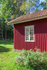 Red little cottage