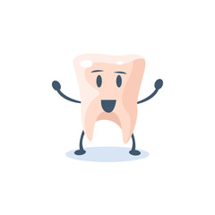 Tooth Primitive Style Cartoon Character