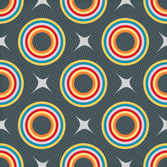 Fototapeta premium Colorful ornament pattern vector tile