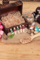 Cane sugar and fresh cane from nature.