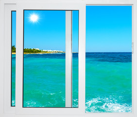 Ocean view window