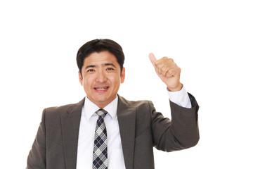 笑顔のビジネスマン