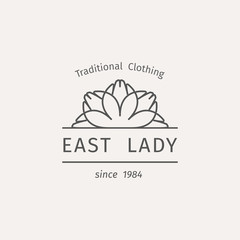 Vector asian logo template