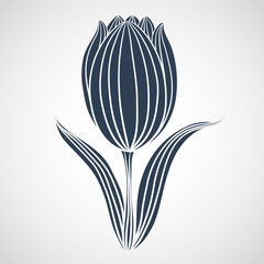 flower tattoo vector