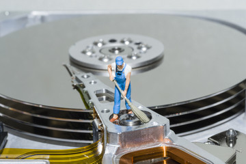 HDD Festplatte Bereinigung Service