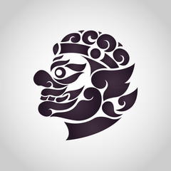 giant thai art vector