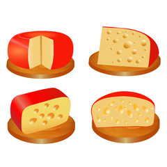 Молочный продукт, сыр, натуральная еда, коллекция вкусного ароматного свежего сыра