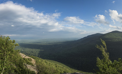 Catskill Mountain View: A view from the eastern Catskill Mountains to the wide expanse of the Hudson River Valley