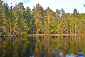 Spring evening on the river.