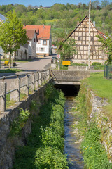 Fototapeta premium Baechlingen in Hohenlohe
