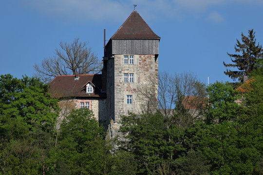 Die Burg F&uuml;rstenstein bei Albungen in Hessen
