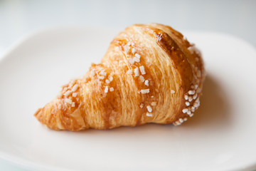 Fresh baked croissant