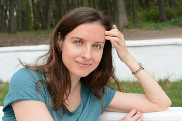 Fototapeta premium Portrait of a beautiful woman