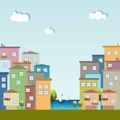 Colorful Seaside Resort