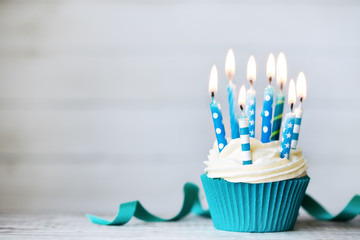Birthday cupcake