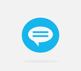 Contact Concept Message and Speech Bubble