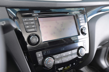 Fototapeta na wymiar control panel of car