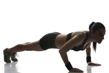 Fototapeta premium sportive woman