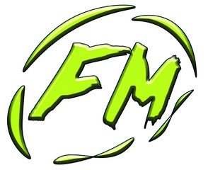 FM Radio sign