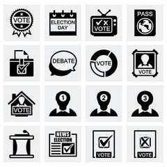 Vector Election icon set