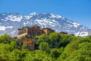Kasbah du Toubkal, Imlil in the Atlas Mountains (Morocco)