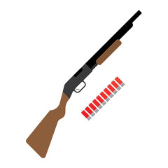 shotgun vector illustration