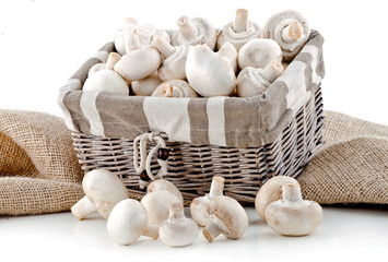 mushrooms in basket © Olo