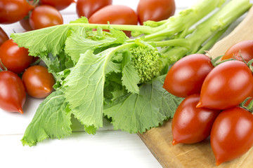 Tomatoes and turnips