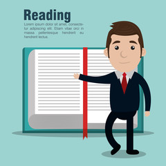 reading books design 