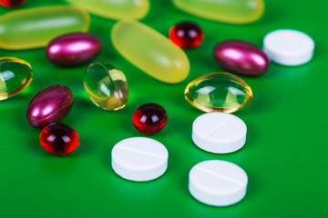 Variety of medicines and drugs