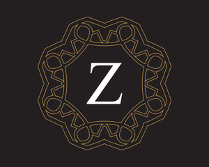 Z Monogram Vintage Classic Letter Logo for Luxury  Business