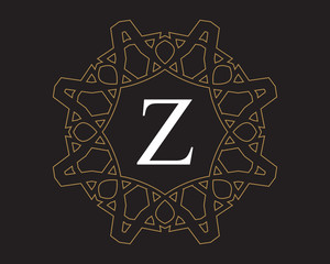 Z Monogram Vintage Classic Letter Logo for Luxury  Business