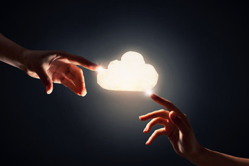 Cloud computing concept