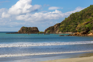 Fototapeta na wymiar Nice beach landscape in Nicaragua
