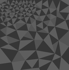 Obraz premium Polygon background, abstract geometric pattern gray color