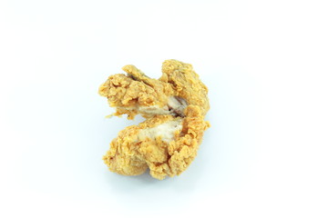 Fried chicken isolated