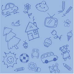 Obraz premium Design doodle art for kids