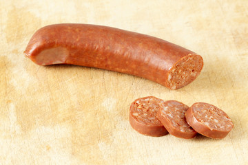 fresh sausage cut into small pieces
