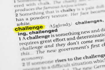 Detail of the English word 