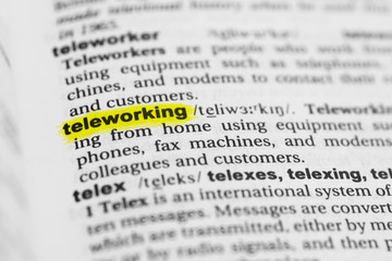 Detail of the English word 