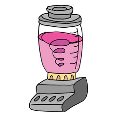 electric blender cartoon