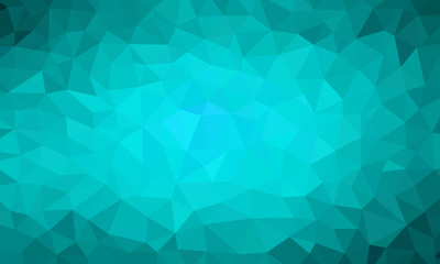 Fototapeta na wymiar low poly background turquoise 