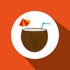 coconut cocktail design 