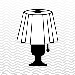 lamp icon design 